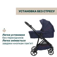 Коляска 2 в 1 Chicco Seety, темно-синій (87097.79.01)