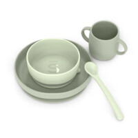 Набір посуду для годування Suavinex Colour Essence, зелений (401542) 