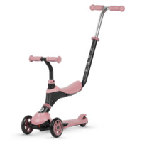 Дитячий триколісний самокат Qplay Sema 2 в 1, рожевий (ST-004SemaPink) 