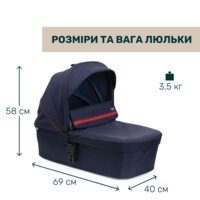 Коляска 2 в 1 Chicco Seety, графіт (87097.53.01)
