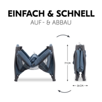 Дитячий манеж Hauck Play N Relax Dark Blue (60014-6)