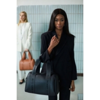 Сумка Childhome Mommy club Signature vegan leather black (CWMCSLBL)