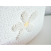 Кошик для іграшок Childhome Flower 30x20x15 см, білий (CCBAFL20)