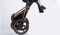 Коляска 2 в 1 Cybex Priam Off White, шасі Rosegold (819753337)