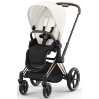Коляска 2 в 1 Cybex Priam Off White, шасі Rosegold (819753337)