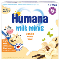 Пудинг Humana Ванільний 4 х 100 г (4031244273413) 