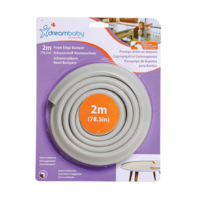 Стрічка захисна на гострі кути меблів DreamBaby, 2 м, сіра (G812) 