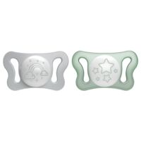 Пустышка Chicco PhysioForma Micro, силикон, 0-2 мес., 2 шт. (75126.41) 