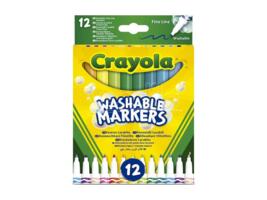 Набір фломастерів Crayola Markers тонка лінія 12 шт. (58-6671) 