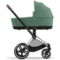 Коляска 2 в 1 Cybex Priam Leaf Green, шасси Chrome Brown (839773319)