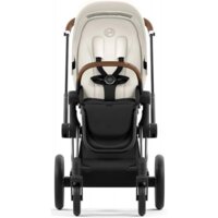 Коляска 2 в 1 Cybex Priam Off White, шасси Chrome Brown (819753319)