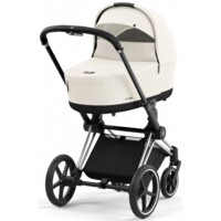 Коляска 2 в 1 Cybex Priam Off White, шасси Chrome Black (819753499)