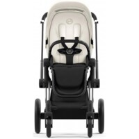 Коляска 2 в 1 Cybex Priam Off White, шасси Chrome Black (819753499)