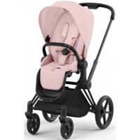 Коляска 2 в 1 Cybex Priam Peach Pink, шасси Matt Black (829763331)