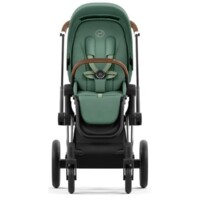 Коляска 2 в 1 Cybex Priam Off White/Leaf Green, шасі Chrome Brown (819773319)