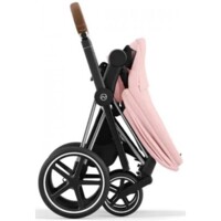 Коляска 2 в 1 Cybex Priam Off White/Peach Pink, шасси Chrome Brown (819763319)