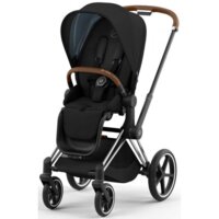 Коляска 2 в 1 Cybex Priam Mustard Yellow/Onyx Black, шасі Chrome Brown (965739319)
