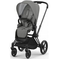 Коляска 2 в 1 Cybex Priam Lux Peach Pink/Mirage Grey, шасі Matt Black (829743331)
