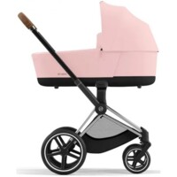 Коляска 2 в 1 Cybex Priam Lux Peach Pink/Mirage Grey, шасси Chrome Brown (829743319)