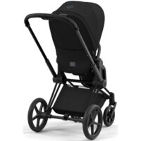 Коляска 2 в 1 Cybex Priam Lux Leaf Green/Onyx Black, шасі Matt Black (839739331)