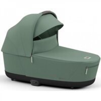 Коляска 2 в 1 Cybex Priam Lux Leaf Green/Onyx Black, шасі Chrome Brown (839739319)