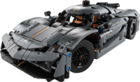 Конструктор LEGO Technic Koenigsegg Jesko Absolut сірий гіперкар, 801 деталь (42173)