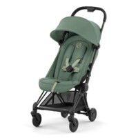 Прогулянкова коляска Cybex Coya Matt Black Leaf Green (522004355) 