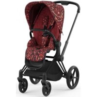 Коляска 2 в 1 Cybex Priam Rockstar by Alec Voelkel, шасі Matt Black (883367331)