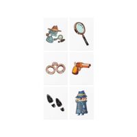 Набір тату для тіла TATTon.me Detective set (4820191133563) 