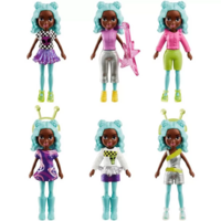 Кукла с аксессуарами Polly Pocket Модный гардероб для двоих в ассортименте (HNF51)