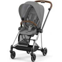 Коляска 2 в 1 Cybex Mios 4.0 Mirage Grey, шасси Chrome Brown (250709290873)