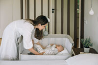 Дитяче приставне ліжечко FreeON Dream Beige (33065)