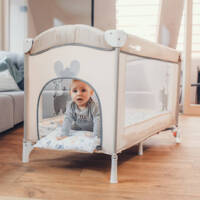 Кровать-манеж детская FreeON Balloon hippo Beige (45821)