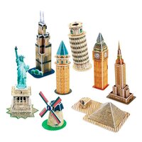 Тривимірна головоломка-конструктор CubicFun Архітектура світу (C102h-2)