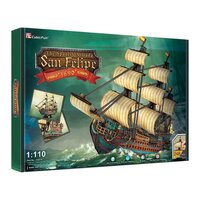 Тривимірна головоломка-конструктор CubicFun Іспанська армада Сан Феліпе (T4017h) 