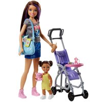 Ігровий набір Mattel Barbie Піклування Догляд за малюками (FHY97)