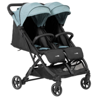 Прогулянкова коляска FreeON Active TWIN, чорно-зелена (49720)