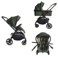 Універсальна коляска 3 в 1 FreeON Zack, оливковий (81972) 