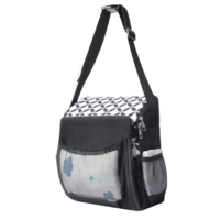 Портативний стілець для годування FreeON Fold and Go Black\white (48709)