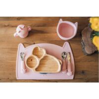 Силіконовий килимок для годування дитини FreeOn Kitty (46385)