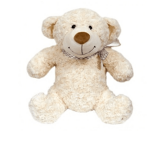 М'яка іграшка Grand Ведмідь білий с бантом 33 см (3301GMU) 