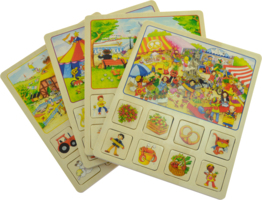 Настільна гра Goki Лото Наше маленьке місто (56740) 