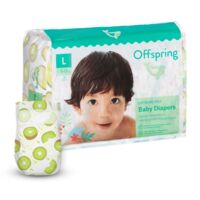 Подгузники Offspring Киви, размер L, 9-13 кг, 36 шт. (DP-OI-FAT-L36P-HKW) 
