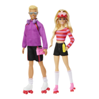 Лялька Barbie Барбі та Кен на роликах удвох (HXK90) 