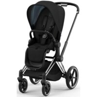 Коляска 2 в 1 Cybex Priam Lux Nautical Blue/Onyx Black, шасси Chrome Black (947739499)