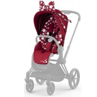 Коляска 2 в 1 Cybex Priam Lux Petticoat by Jeremy Scott, шасі Chrome Black + чохол для ніг (895717499-899)
