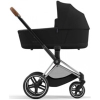 Коляска 2 в 1 Cybex Priam Sepia Black, шасси Chrome Brown (799733319)