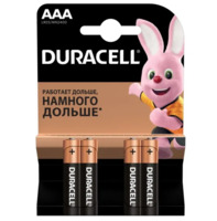 Батарейка щелочная Duracell 1,5 V AAA LR03/MN2400