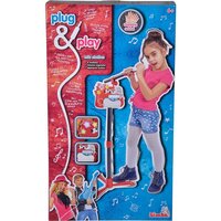 Музыкальная игрушка Simba Микрофон со стойкой 130 см, с разъёмом для МР3 плеера (6834432) 