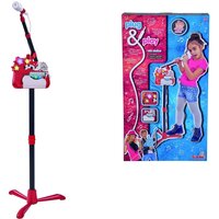 Музыкальная игрушка Simba Микрофон со стойкой 130 см, с разъёмом для МР3 плеера (6834432) 